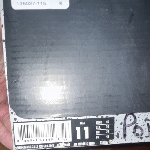 Jordan Air Jordan 5 Retro Pro Stars White Black Green Sneaker OG BOX M11 main image 8